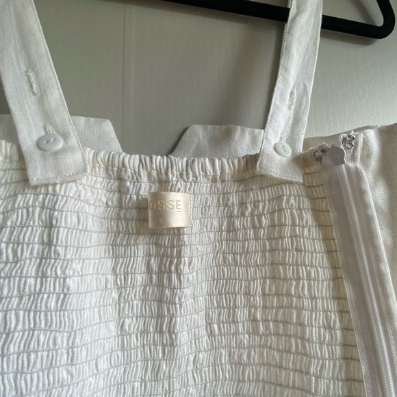 Posse White Linen Dress size s - Picture 3 of 4